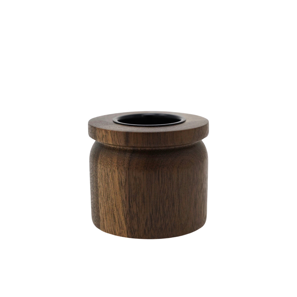 Borough Kitchen Tea Light Holder / Walnut