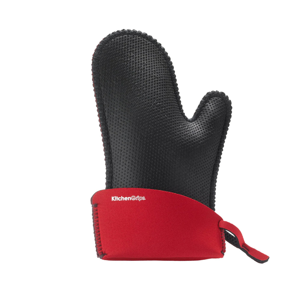 Cuisipro Kitchen Grips Chef's Mitt / Large / Black and Red