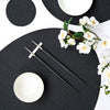 Cutipol Goa Chopsticks 2 Pairs / Boxed / Black & Stainless Steel