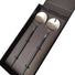 Cutipol Goa Salad Servers / Boxed / Black and Stainless Steel