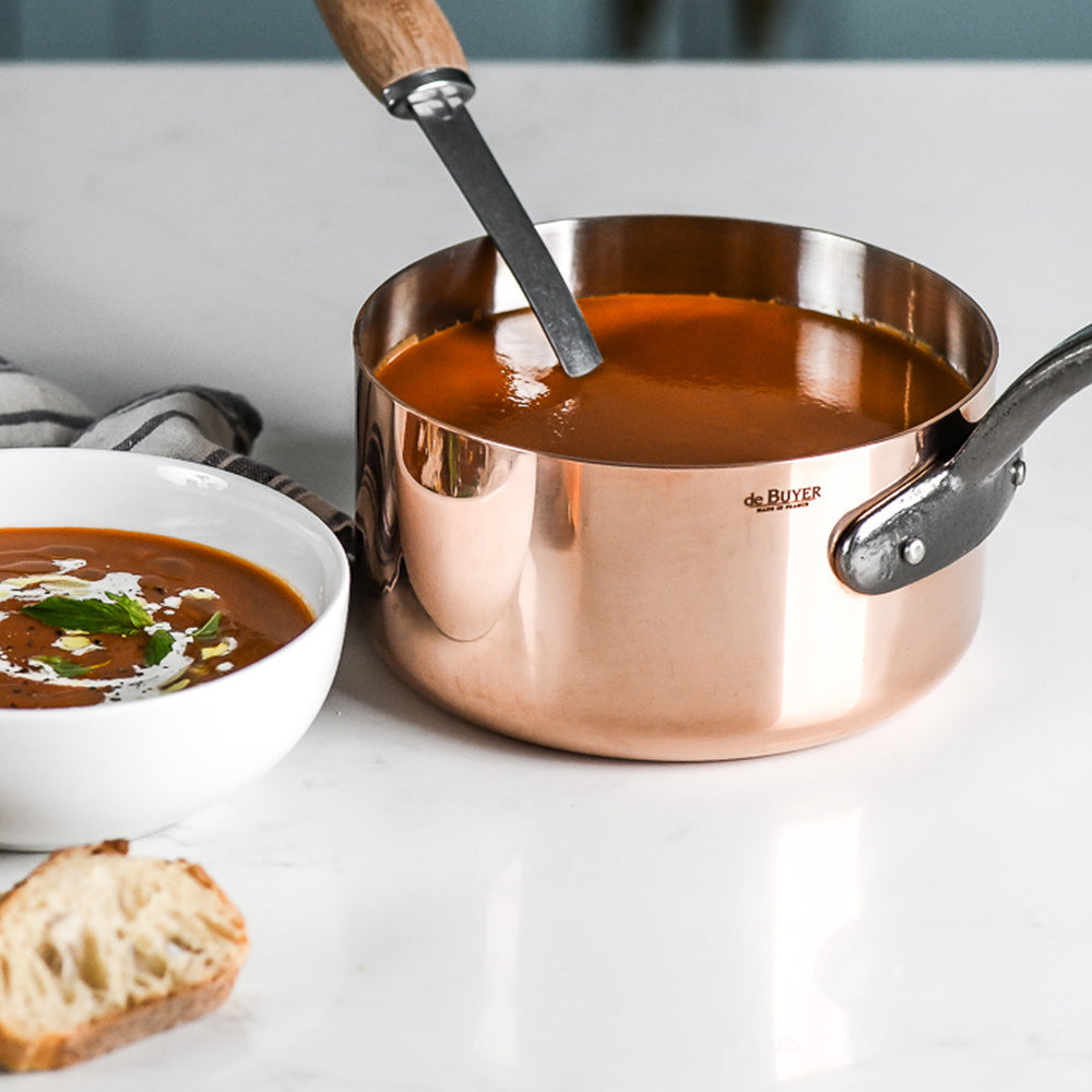 De Buyer Prima Matera CI Induction Saucepan with Lid