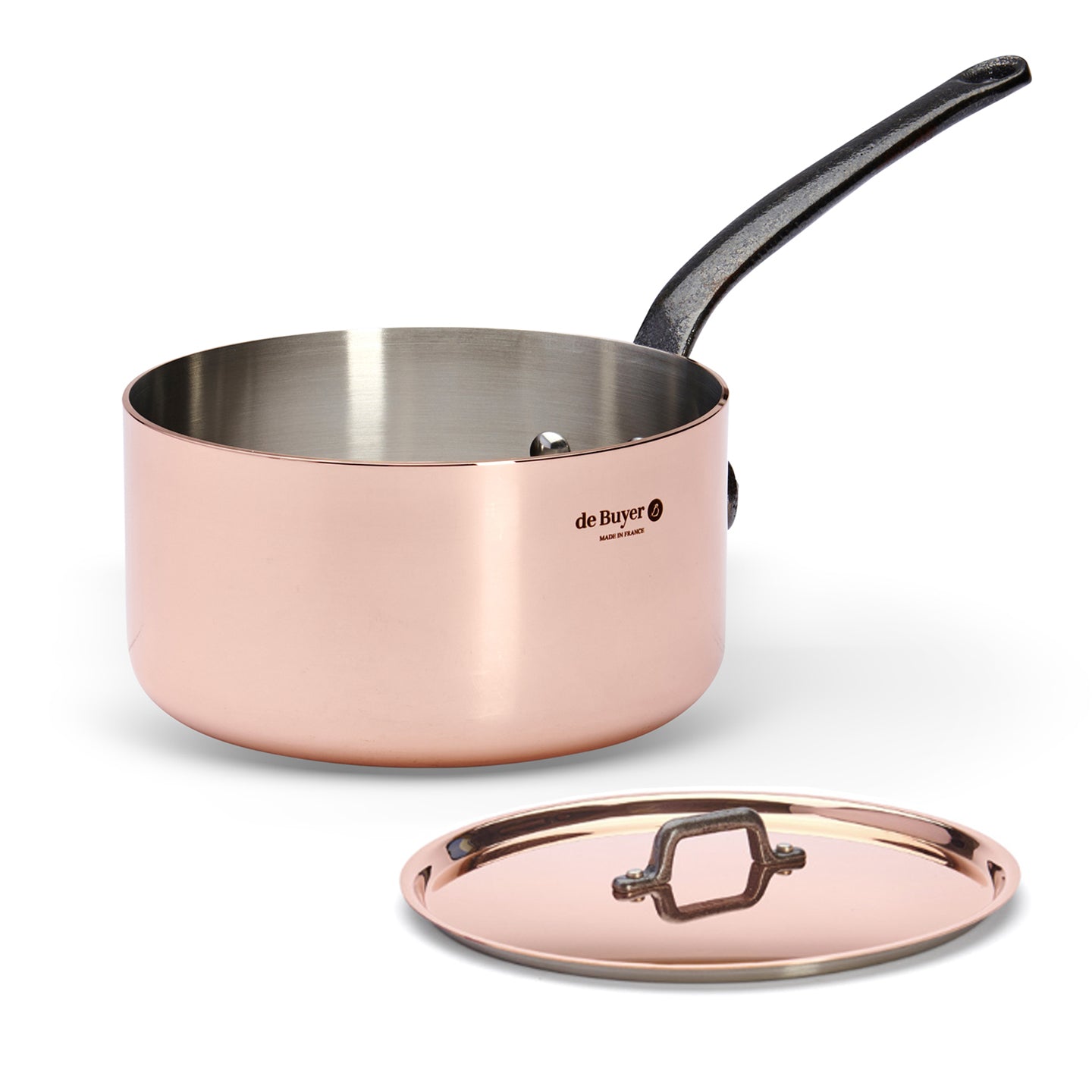 De Buyer Prima Matera CI Induction Saucepan with Lid