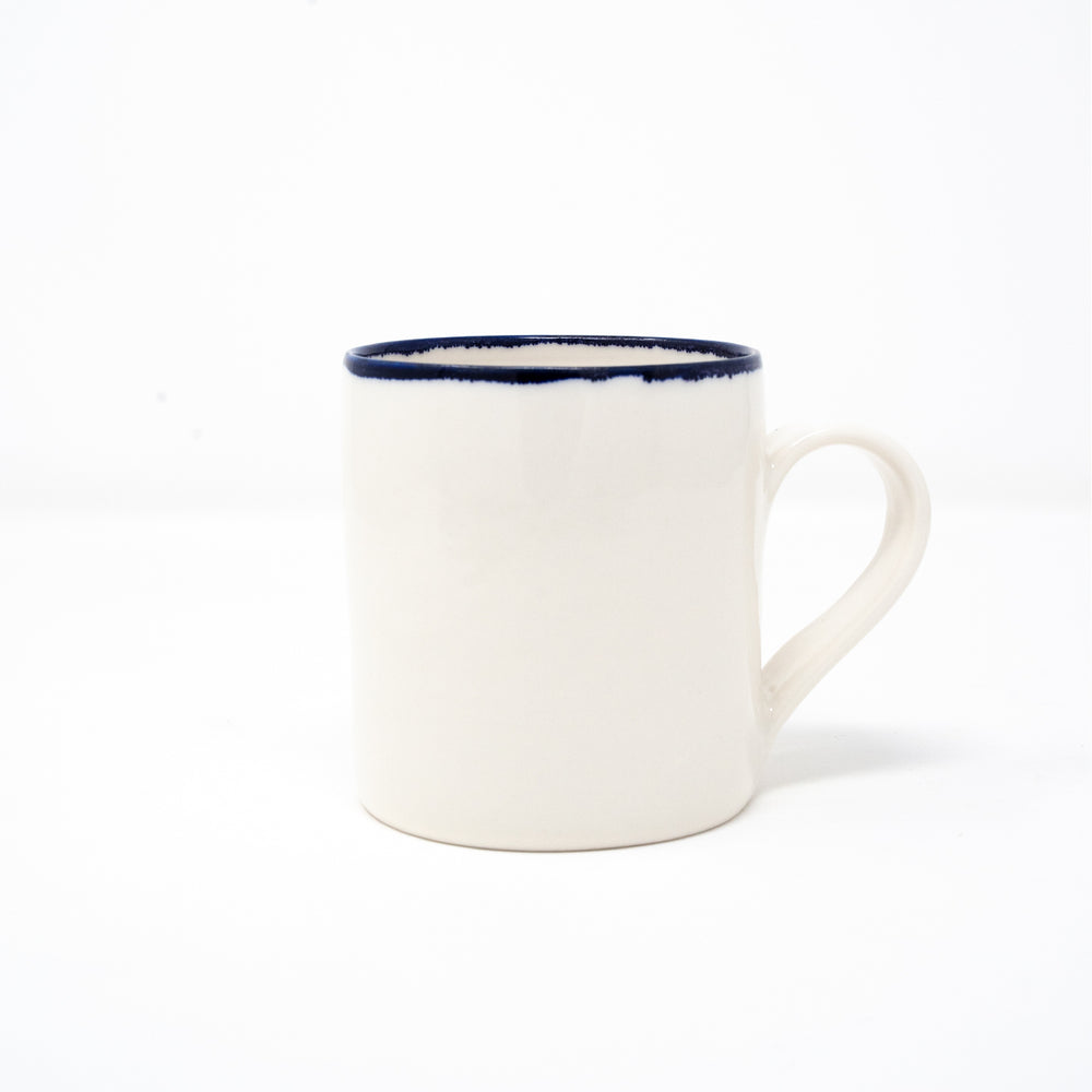 Mihaly & Edit Mug / Large / Blue Rim