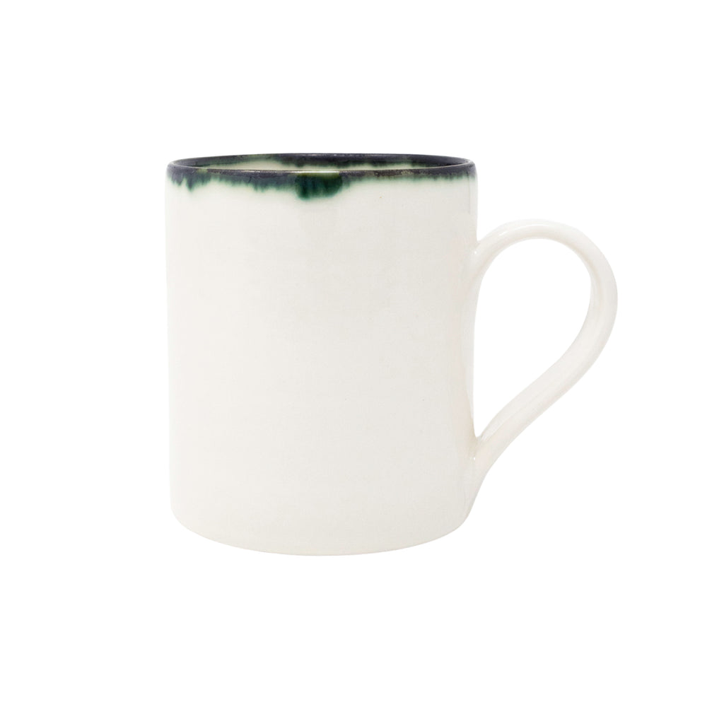 Mihaly & Edit Mug / Large / Green Rim