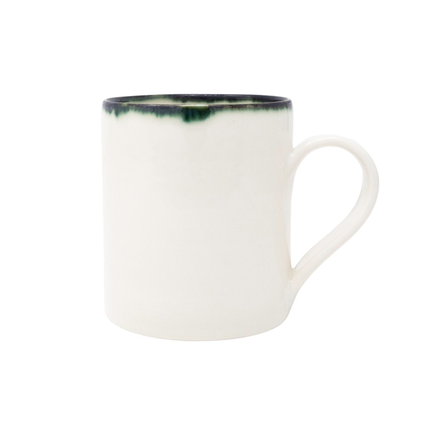 Mihaly & Edit Mug / Large / Green Rim