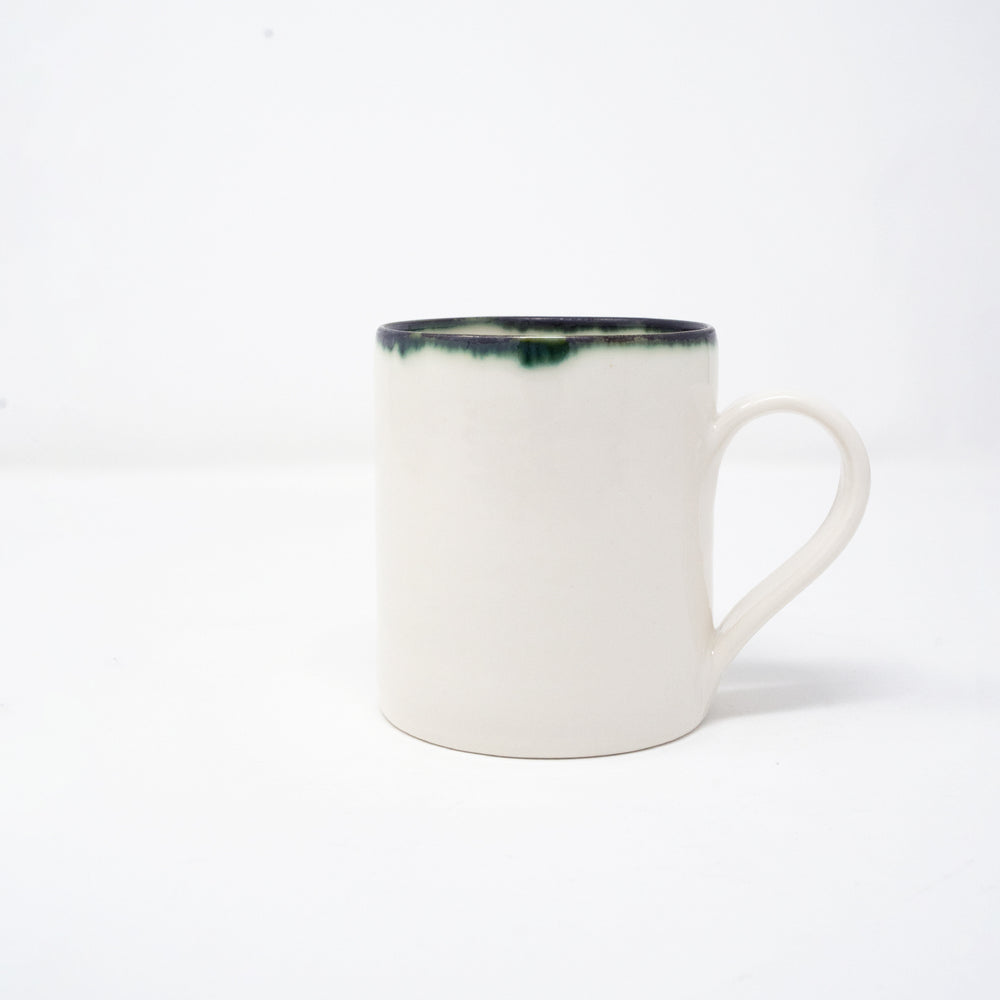 Mihaly & Edit Mug / Large / Green Rim
