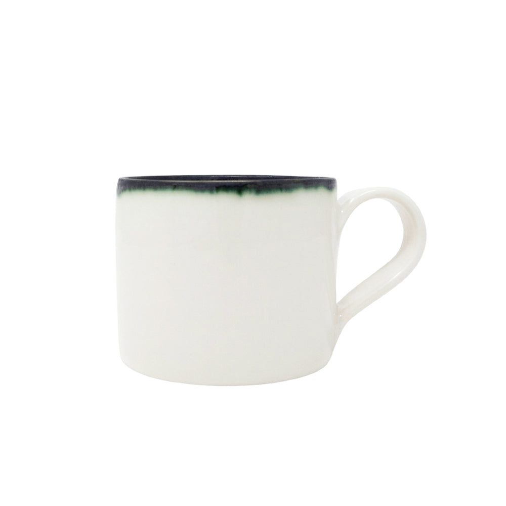 Mihaly & Edit Mug / Medium / Green Rim