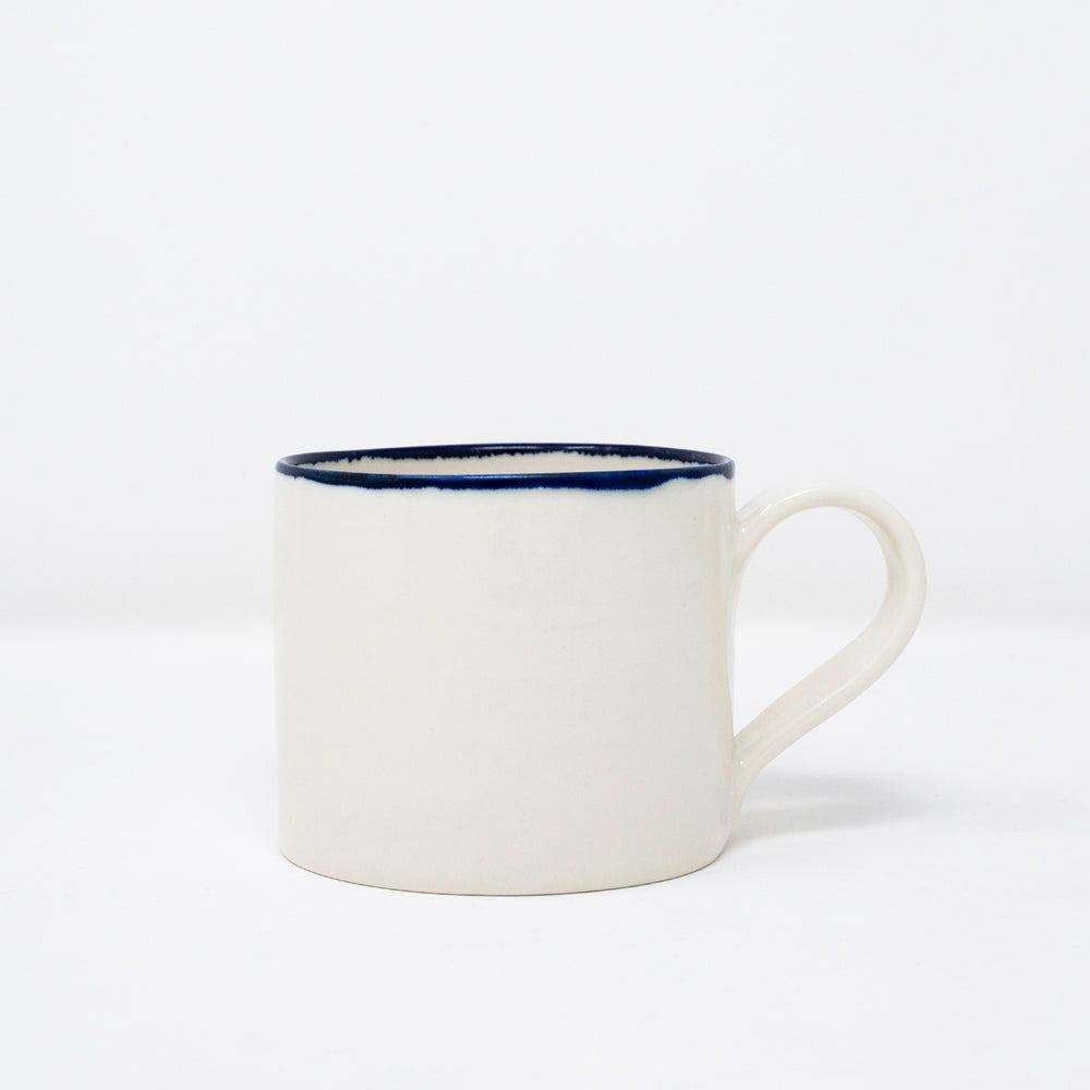 Mihaly & Edit Mug / Medium / Blue Rim