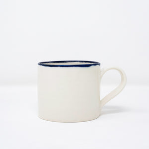 Mihaly & Edit Mug / Medium / Blue Rim