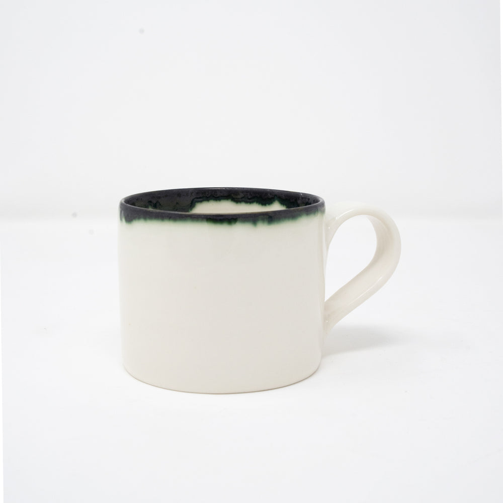 Mihaly & Edit Mug / Medium / Green Rim