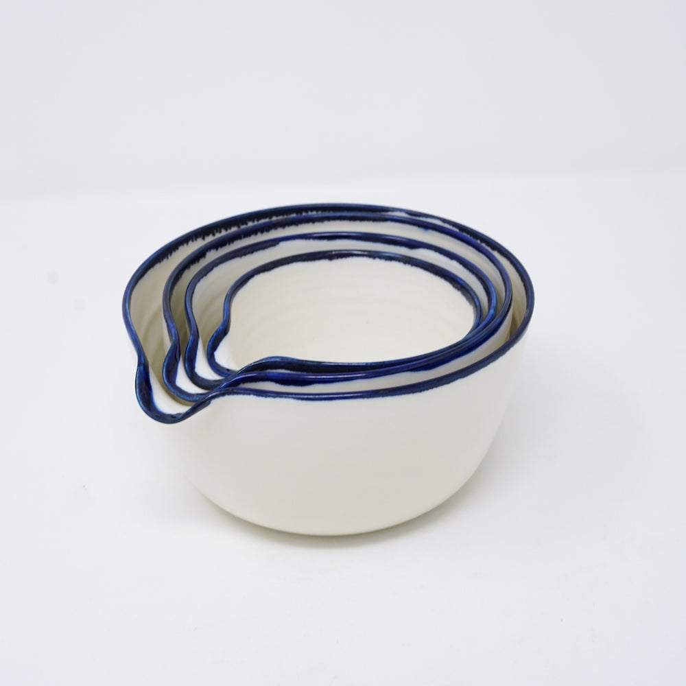Mihaly & Edit Nesting Bowl Set / Set of 4 / Blue