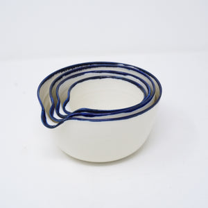 Mihaly & Edit Nesting Bowl Set / Set of 4 / Blue
