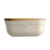 Emile Henry Ceramic Bread Box / Clay