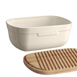 Emile Henry Ceramic Bread Box / Clay