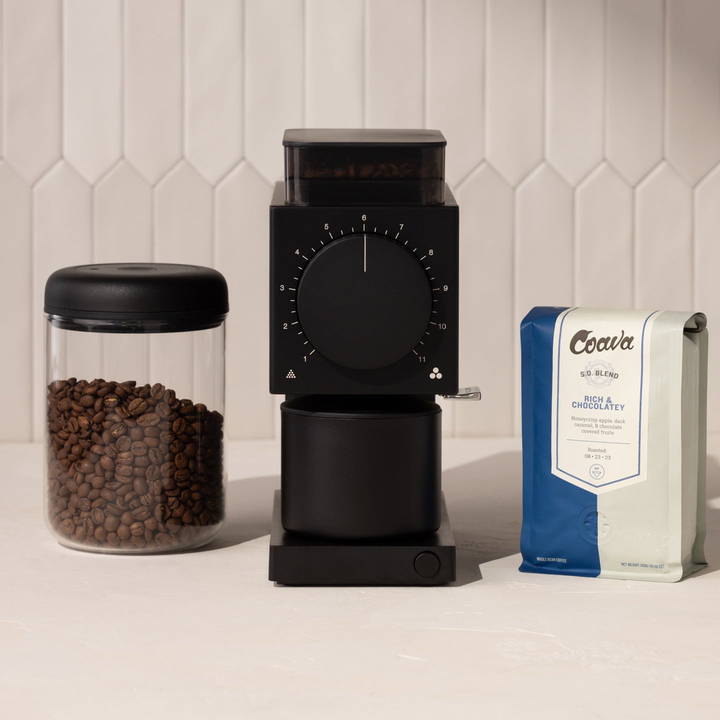 Fellow Ode Brew Grinder Gen 2 / Matte Black | Borough Kitchen