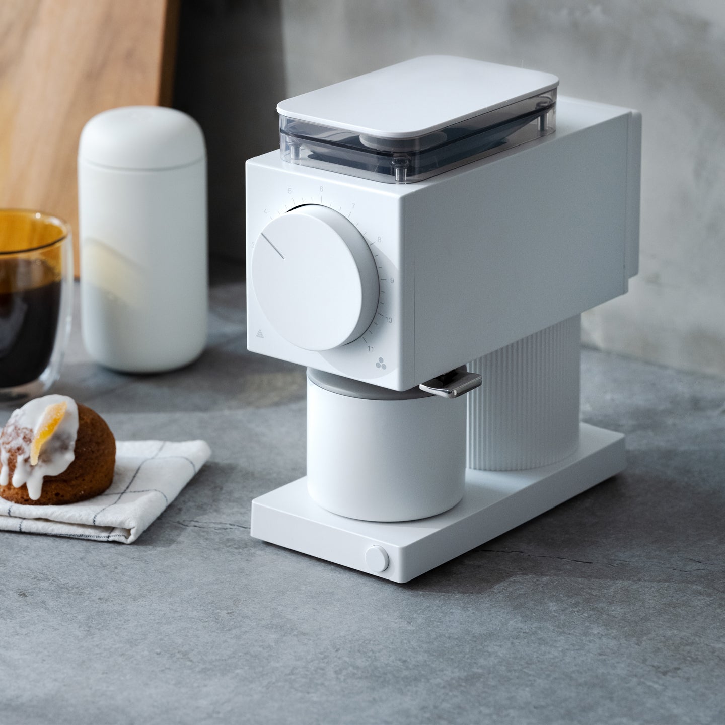 Fellow Ode Brew Grinder Gen 2 / Matte White | Borough Kitchen
