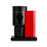 Fellow Opus 2 Conical Burr Coffee Grinder / Cherry Red & Walnut