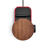 Fellow Opus 2 Conical Burr Coffee Grinder / Cherry Red & Walnut