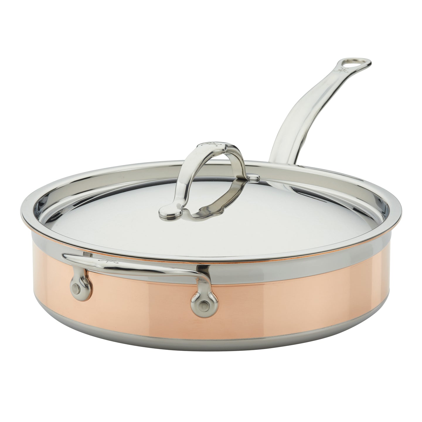 Hestan CopperBond Induction Copper Saute Pan w/ Lid | Borough Kitchen