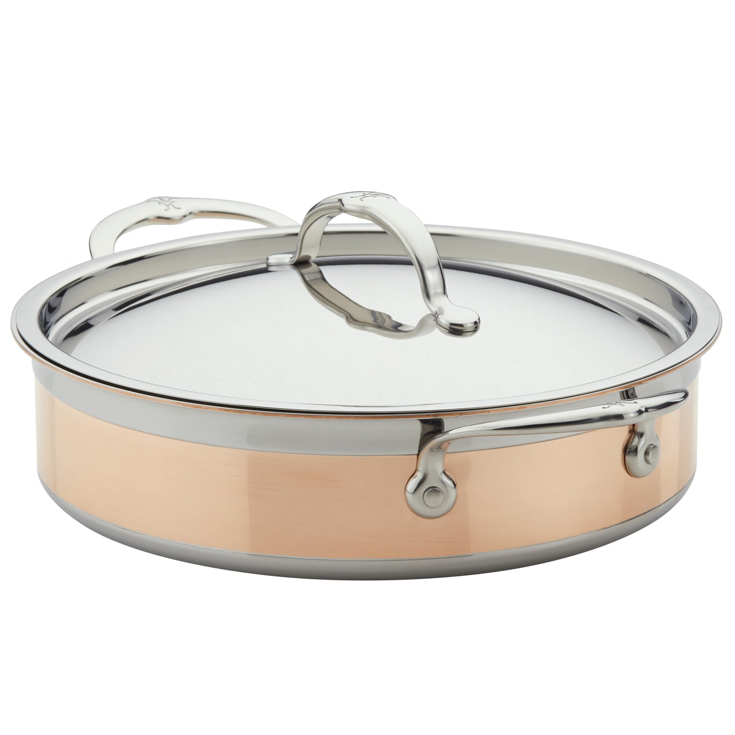 Hestan CopperBond Induction Copper Sauteuse with Lid | Borough Kitchen