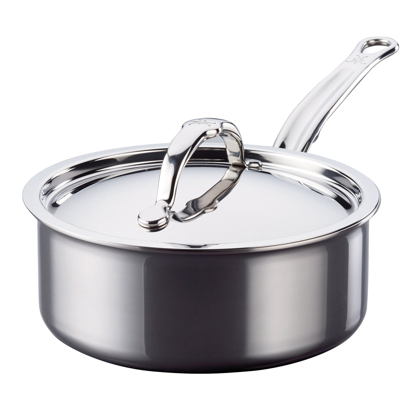 Hestan NanoBond Titanium Saucepan with Lid | Borough Kitchen