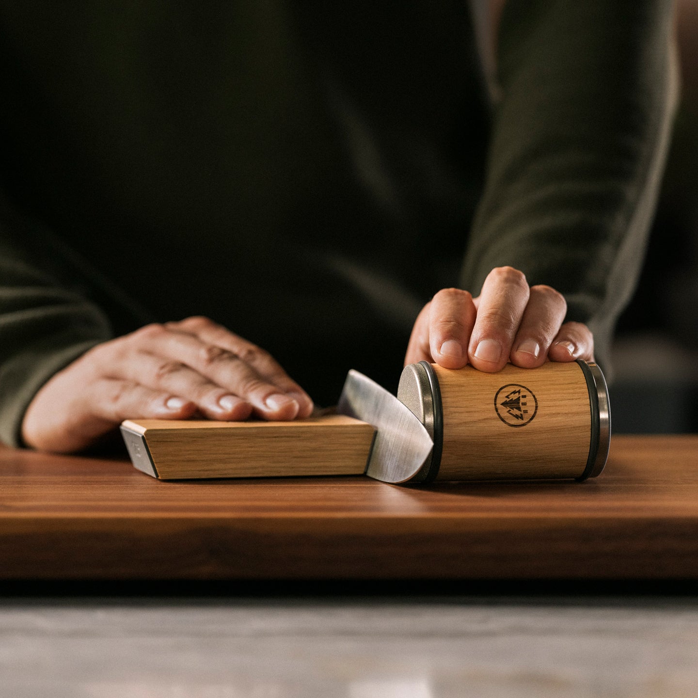 HORL 3 Knife Sharpening Set / Oak