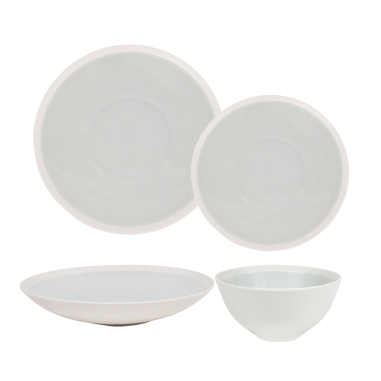 Jars Epure 16 Piece Dinner Set / Givre | Borough Kitchen