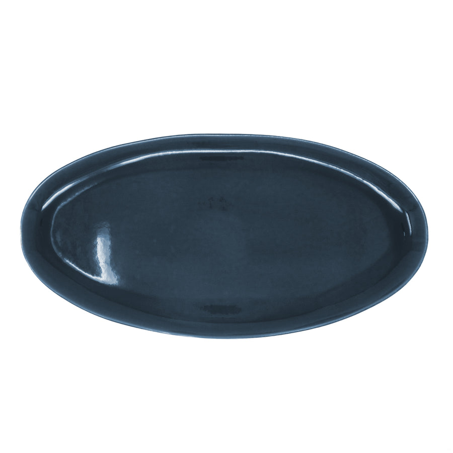 Jars Plume Oval Fish Dish / 55x28cm / Outremer