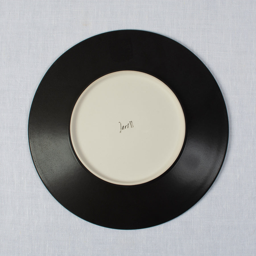 Jars Tourron Serving Plate / 31cm / Ecorce/Black
