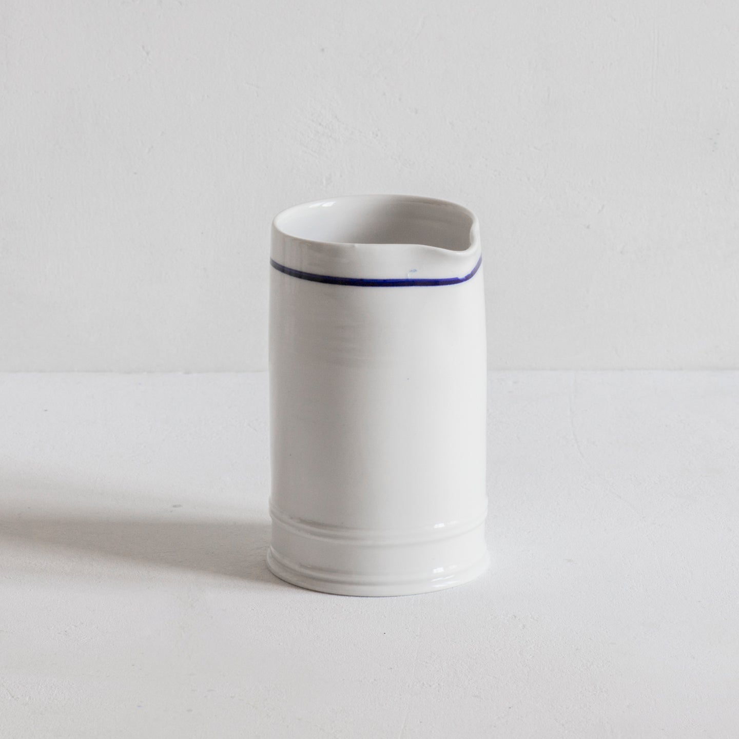 John Julian Classical Porcelain Cream Jug / Blue Line / 200ml