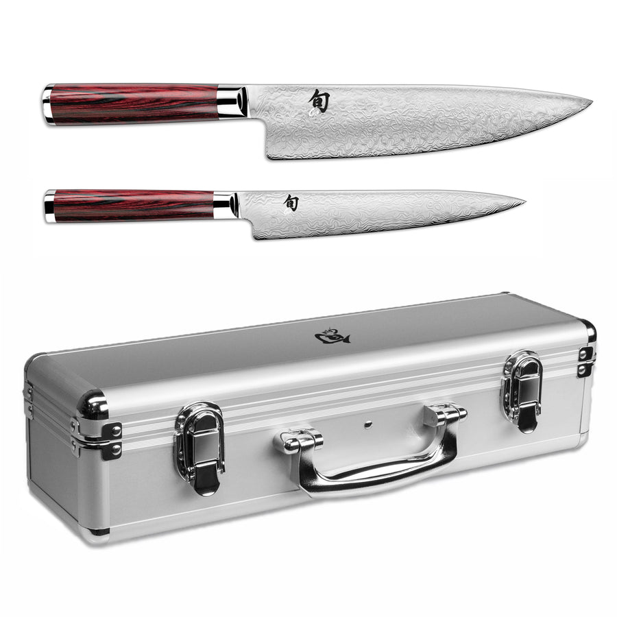 KAI Shun  Red flame  Limited knife set Chef's knife 200mm