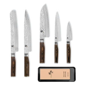 Kai Shun Premier 5 Knife and Whetstone Set