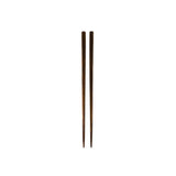 Kawai Japanese Persimmon Wood Chopsticks and Rest / Set of 2 / Black