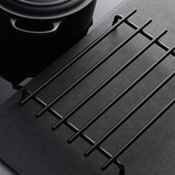 Kilo Satin Black Heat-Resistant Trivet