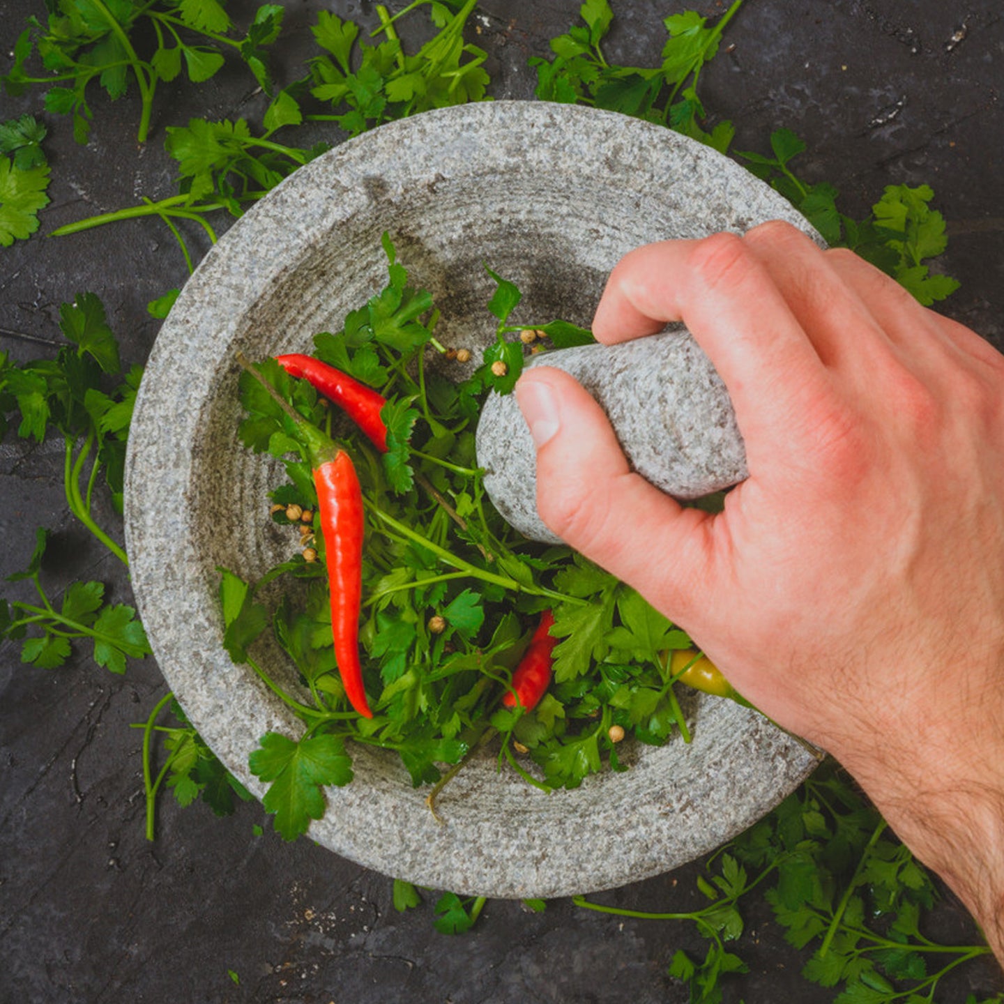Kitchencraft Granite Pestle & Mortar