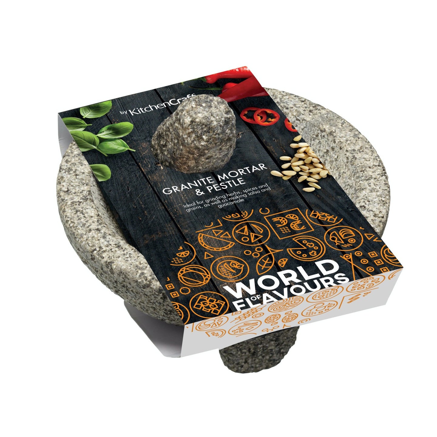 Kitchencraft Granite Pestle & Mortar