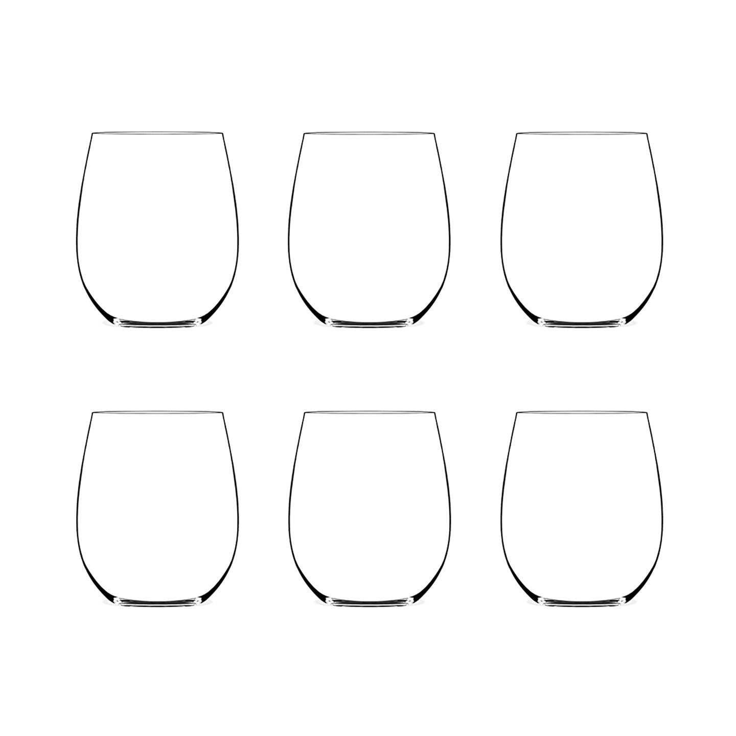 Lehmann A. Lallement / No.7 Stemless Glass / Set of 6