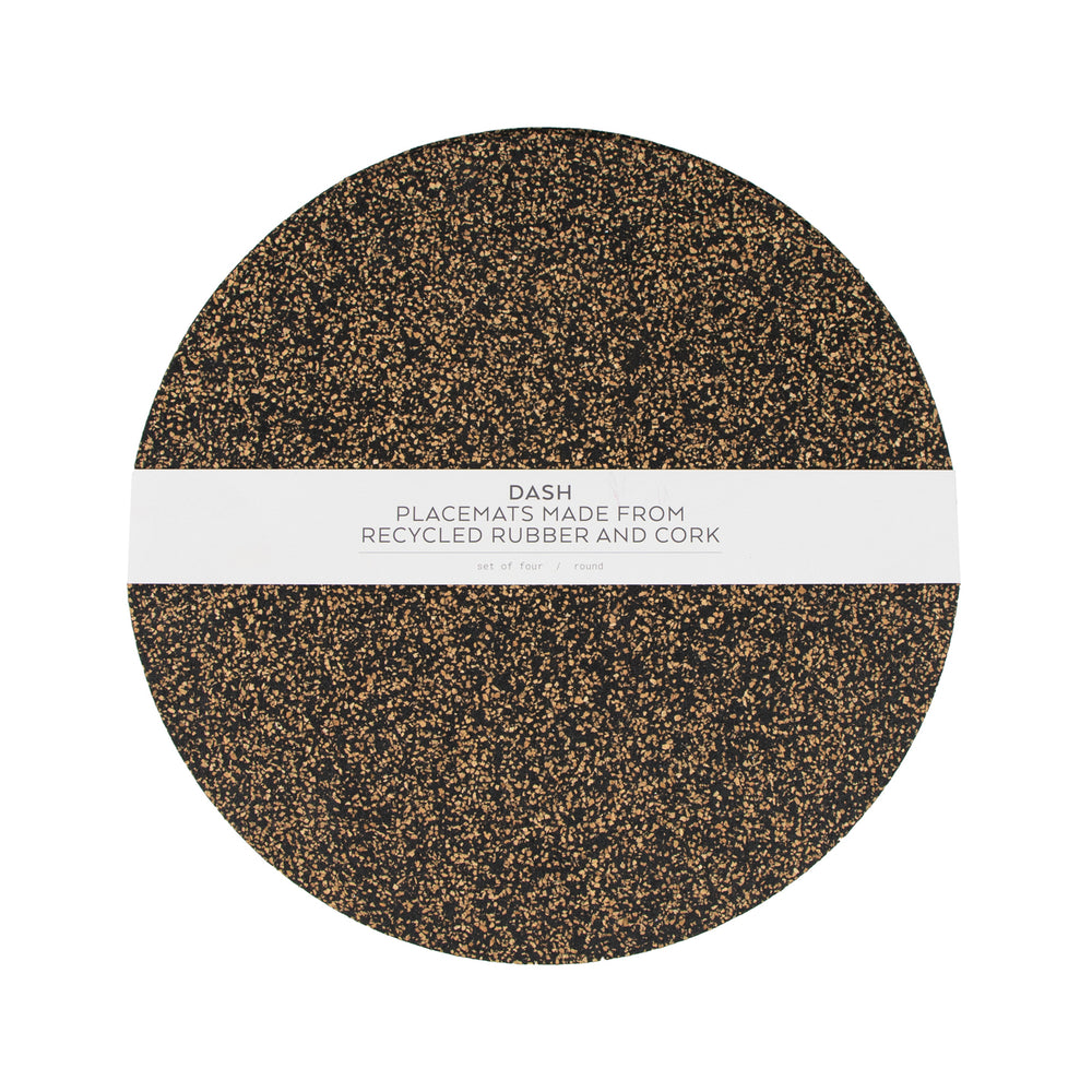 Dash Round Placemat / 30cm / Set of 4 *