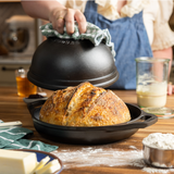 Lodge Cast Iron Bread Cloche with Skillet Base