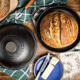 Lodge Cast Iron Bread Cloche with Skillet Base