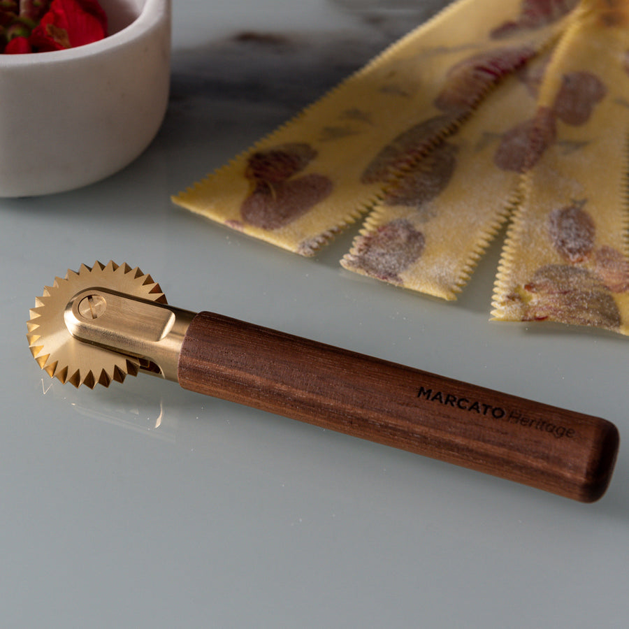Marcato Heritage La Rotella Dentata Toothed-Wheel Pasta & Pastry Cutter