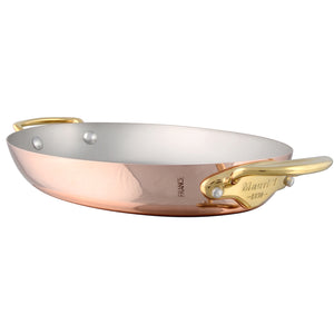 Mauviel M'150B Oval Frying Pan with 2 Handles