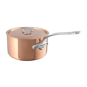 Mauviel M'150S Saucepan with Copper Lid / 16cm