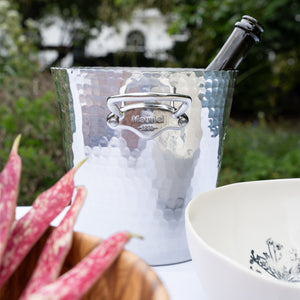Mauviel M'30 Hammered Aluminium Champagne Bucket