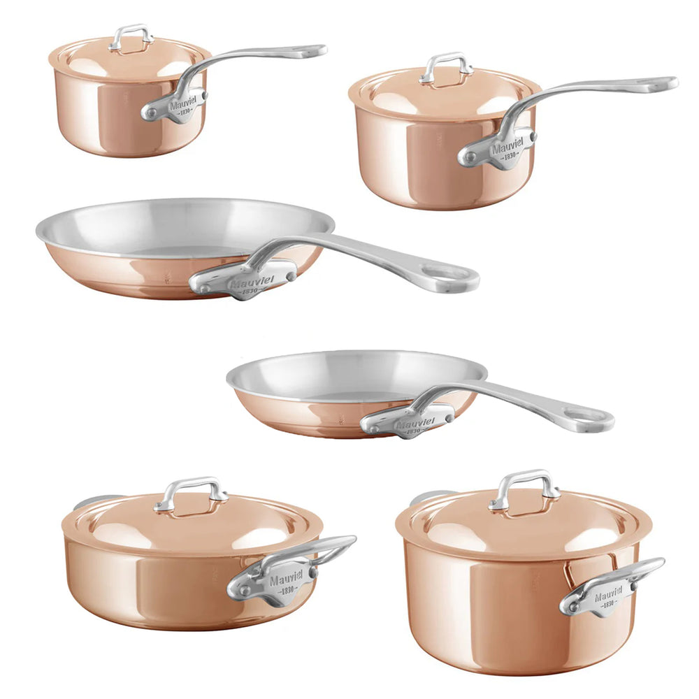 Mauviel M'6S Induction Copper 6-Piece Cookware Set
