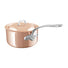 Mauviel M'6S Induction Compatible Copper Saucepan with Lid / 16cm