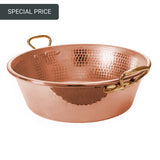 Mauviel M'Passion Hammered Copper Jam Pan with Bronze Handles / 36cm