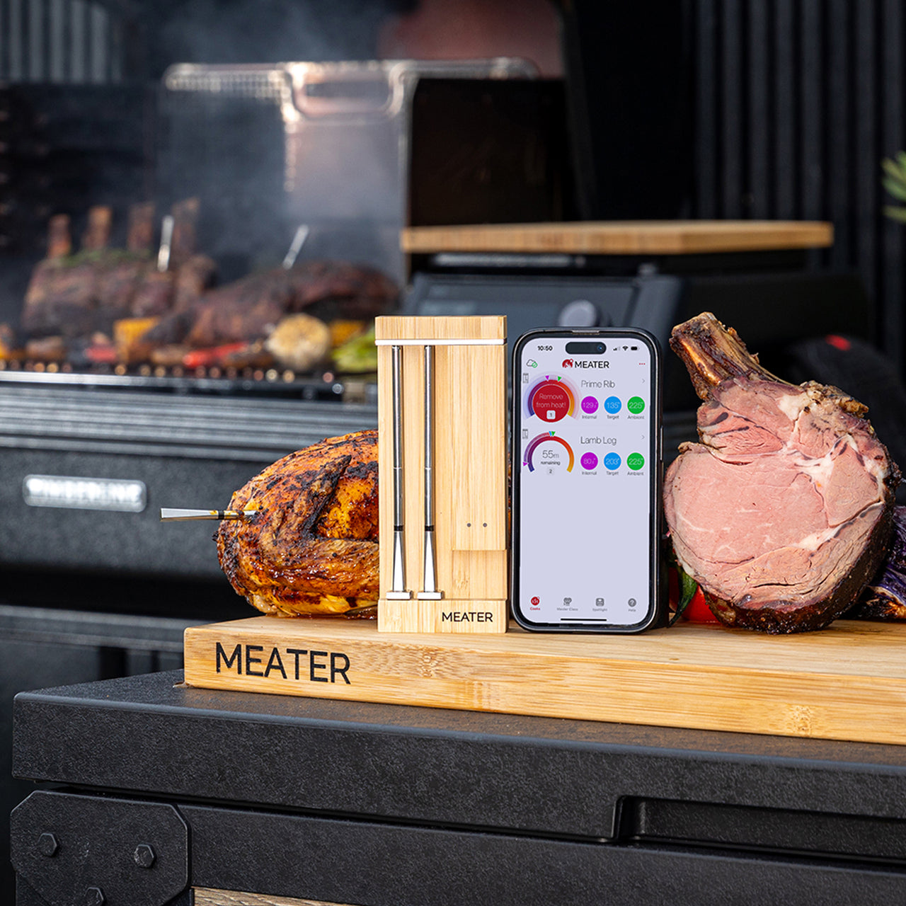 Bbq Thermometer Meater Smart Meat Thermometer Wireless Meater SE