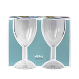Mepal Acrylic Wine Glass / Set of 2 / Clear