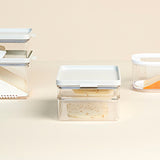 Mepal Omnia Duo Fridge Storage Box / 23x15cm / Nordic White